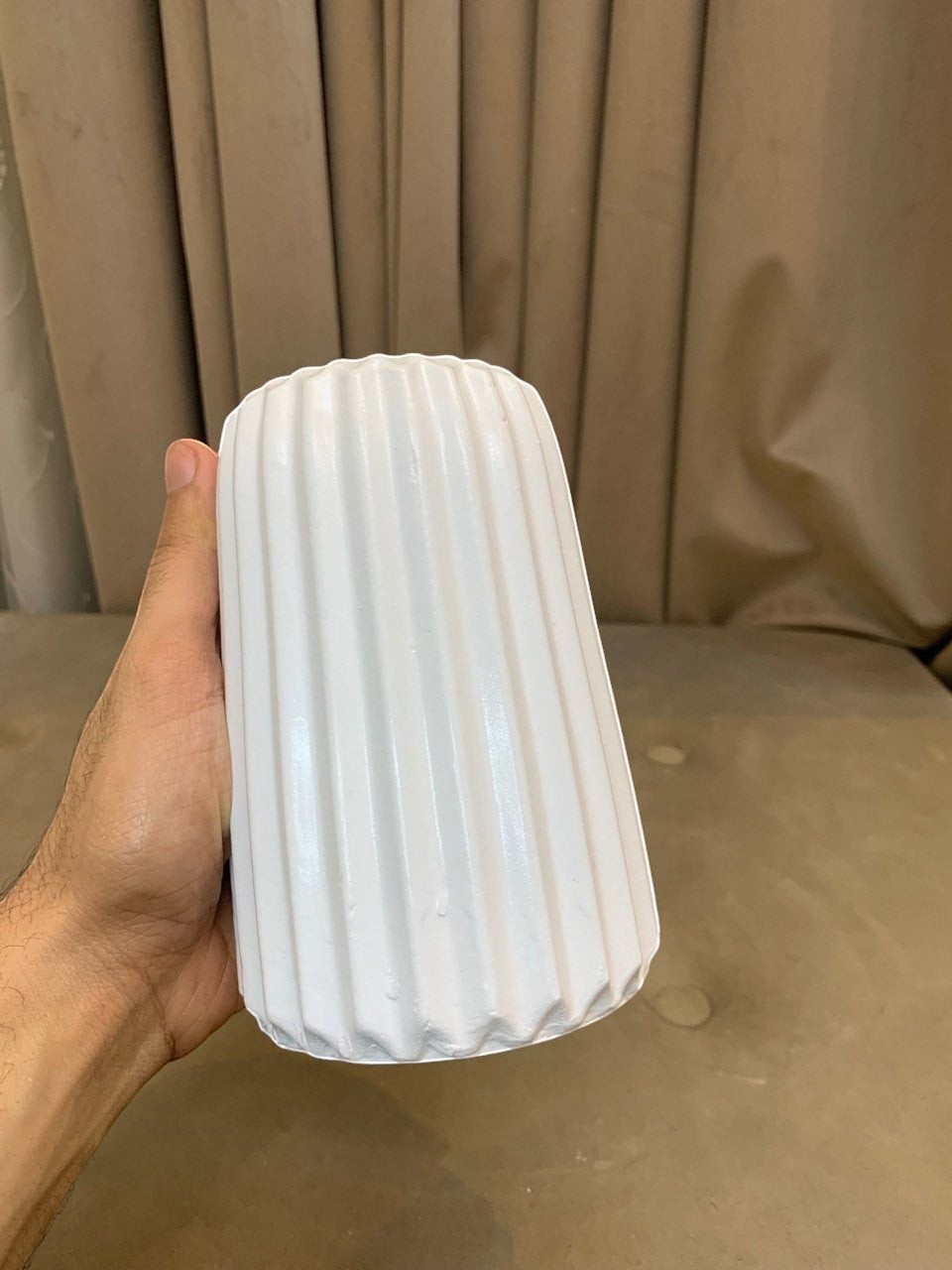 Ribbed Vase
